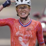 Demi Vollering vise le doublé Tour de Suisse - Tour de Romandie. KEYSTONE/AP/Peter Dejong